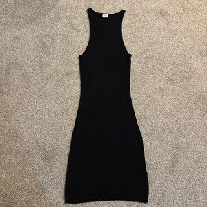 Abercrombie & Fitch Black Ribbed Dress
